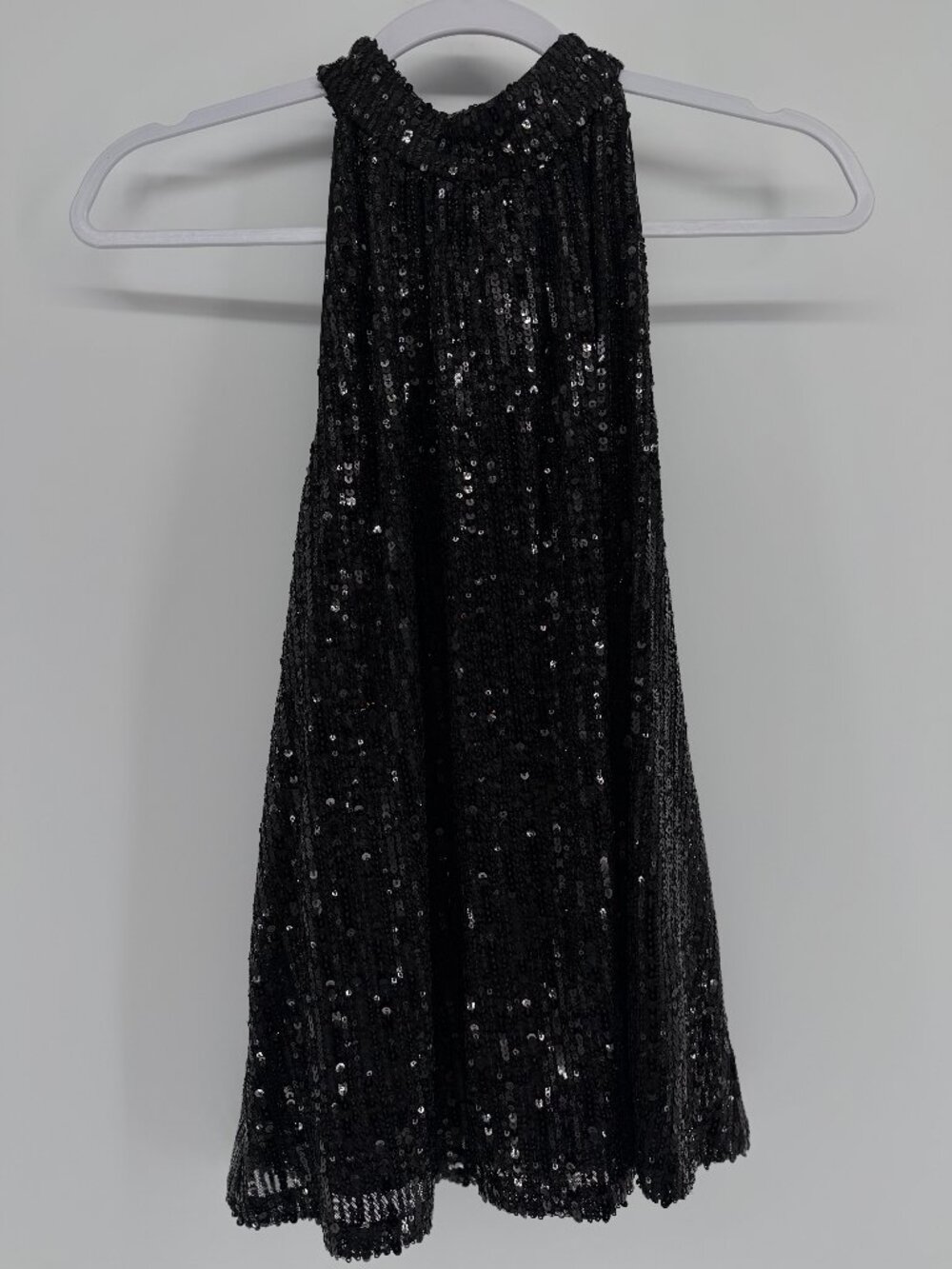 G by Giuliana Women's Black Label Sequin Top Black size Medium NWT